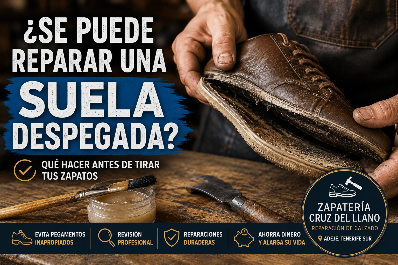 ¿Se puede reparar una suela despegada? Qué hacer antes de tirar tus zapatos